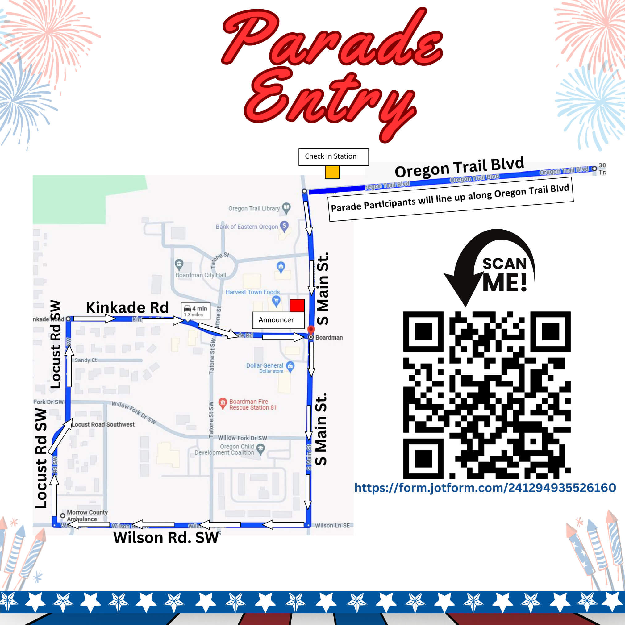 Boardman's 4th of July- Parade Route (2)