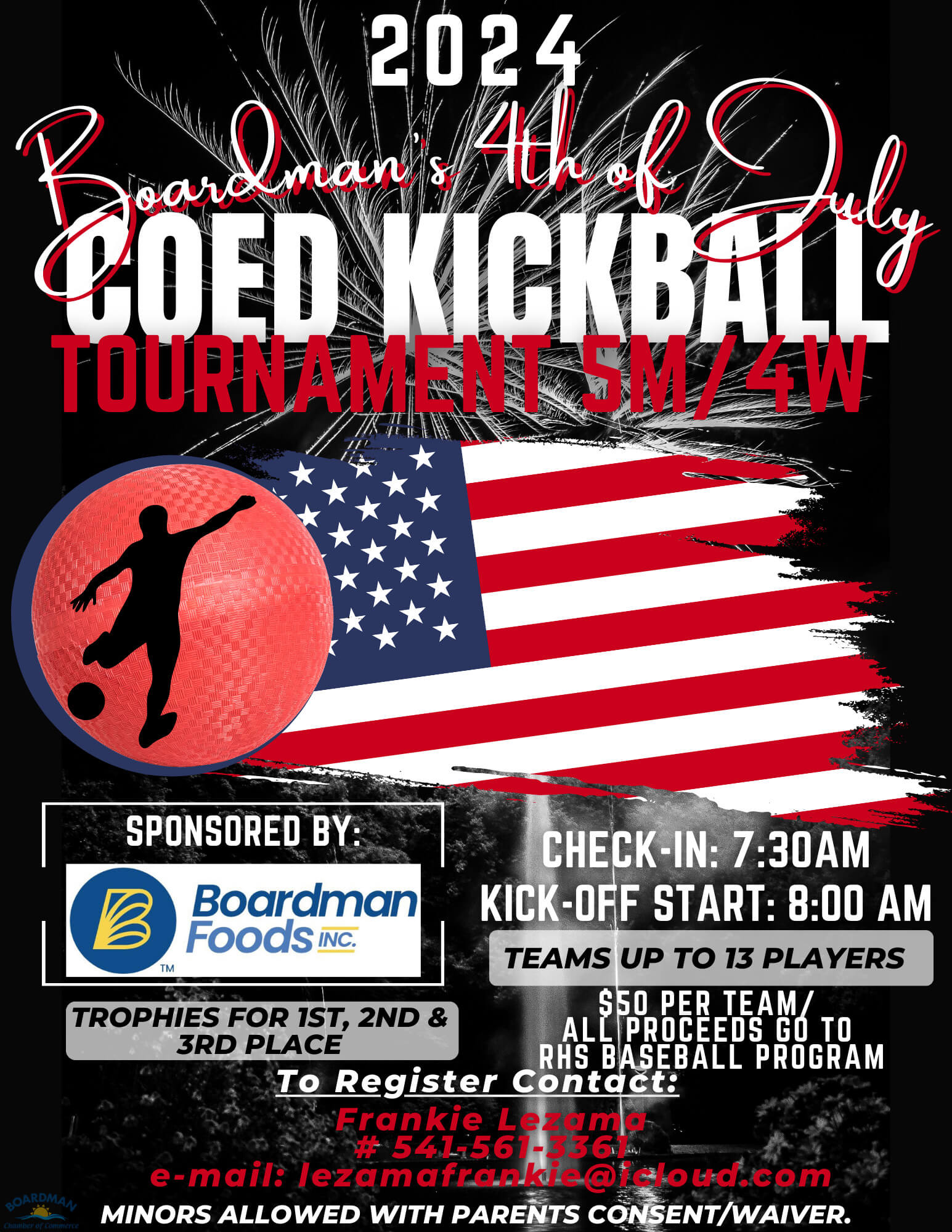 2024 Coed Kickball Tournament - Updated flyer (2)