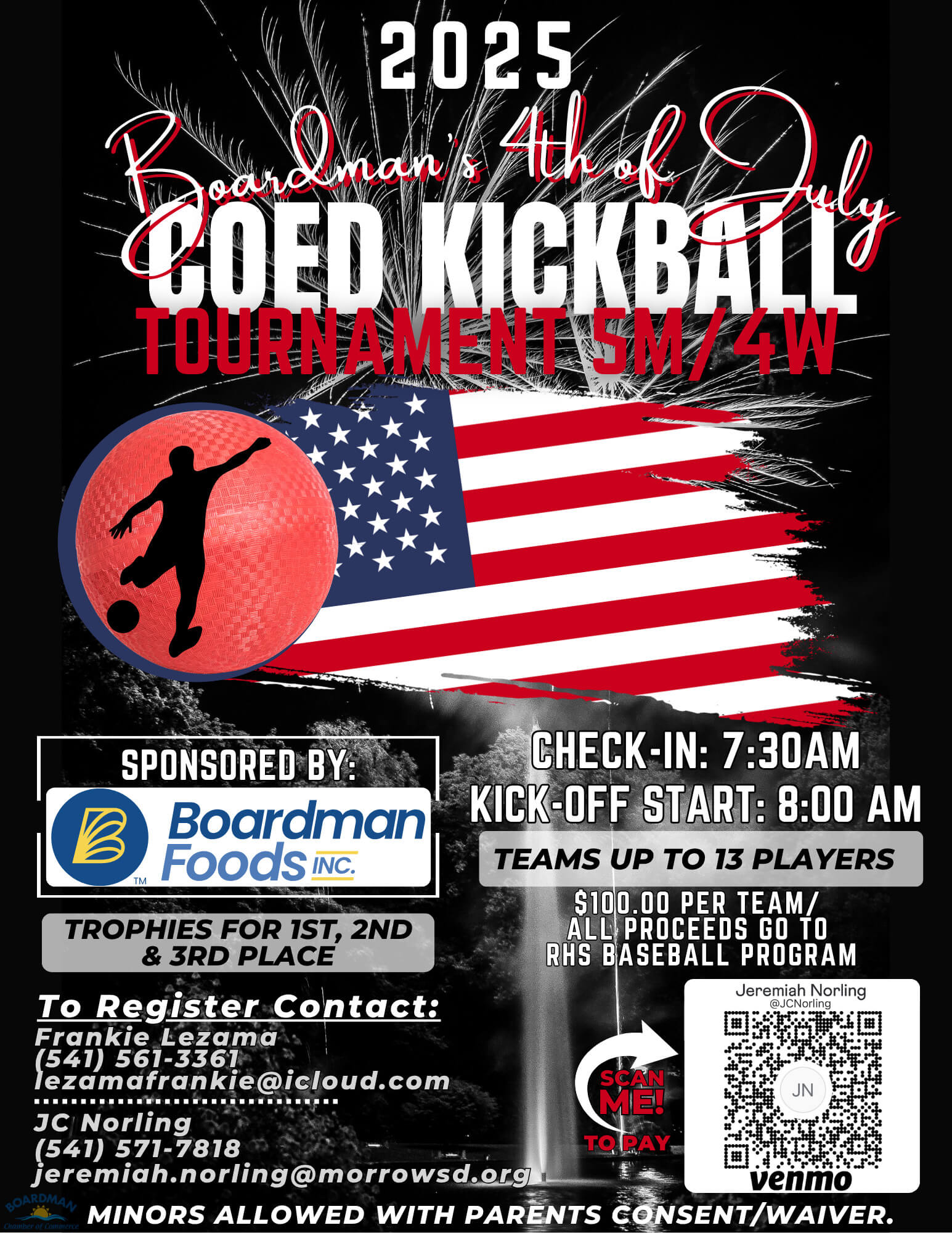 2025 Coed Kickball Tournament - Updated flyer (3)