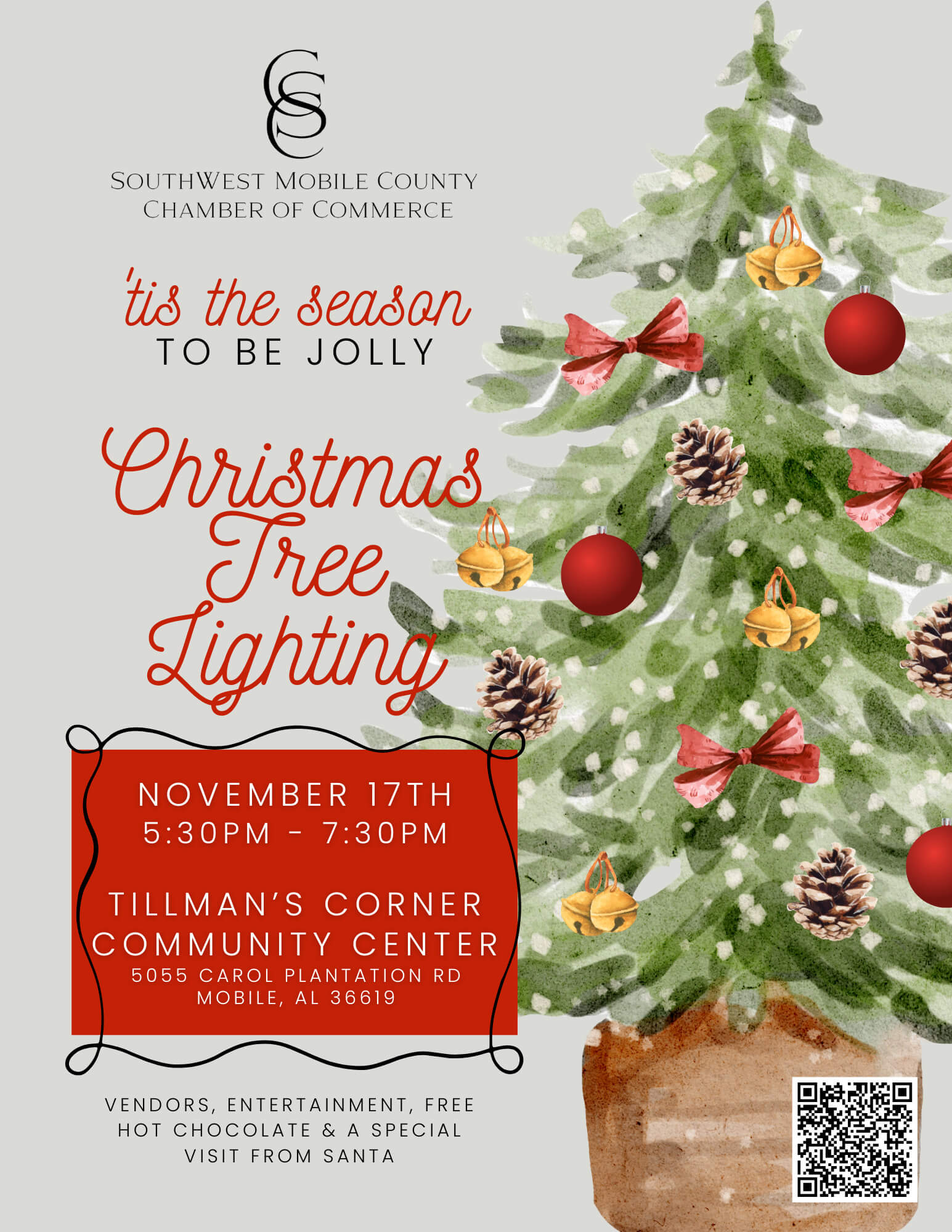 Christmas Tree Lighting Flyer
