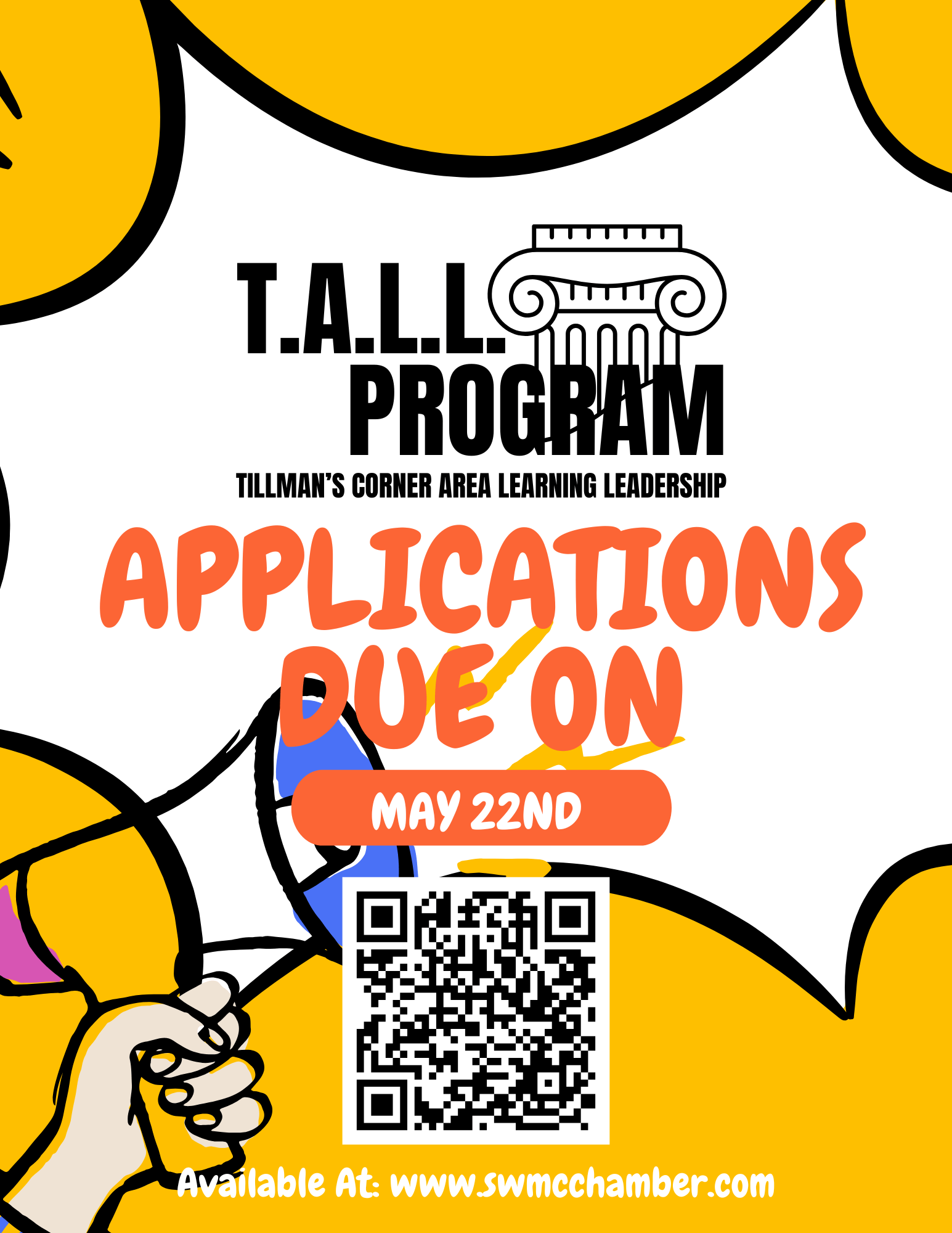 TALL Applications open (8.5 x 11 in)