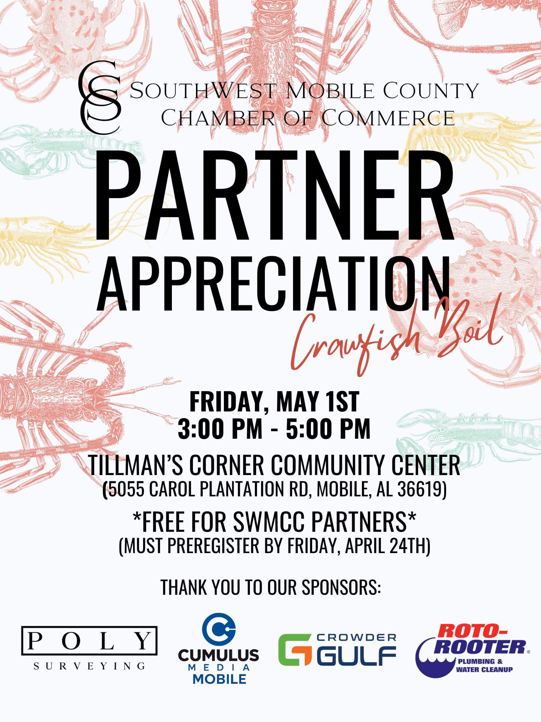 2026 Partner Appreciation Crawfish Boil