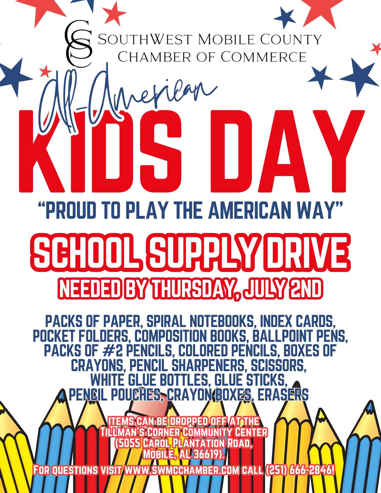 2026 Kids Day Supply Drive