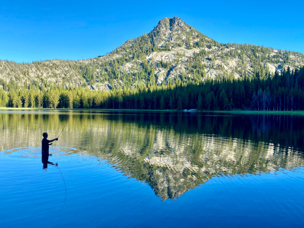 Anthony Lake, fishing