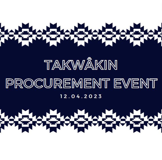 Takwakin Procurement Event information graphic