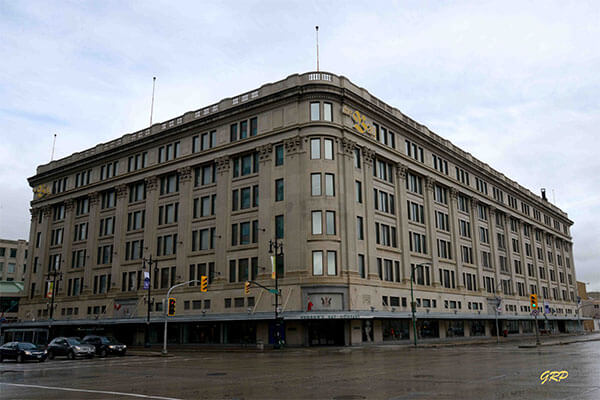 The HBC department store in downtown Winnipeg (September 2014) Photo by George Penner