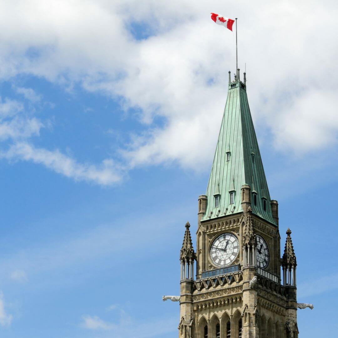 Canadian-Parliament Parliament tower