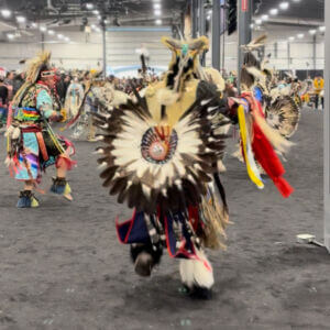 Dancer at the Manito Ahbee Festival
