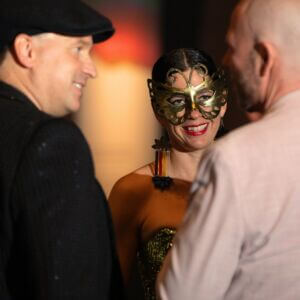 Guests at the ICC annual masquerade gala