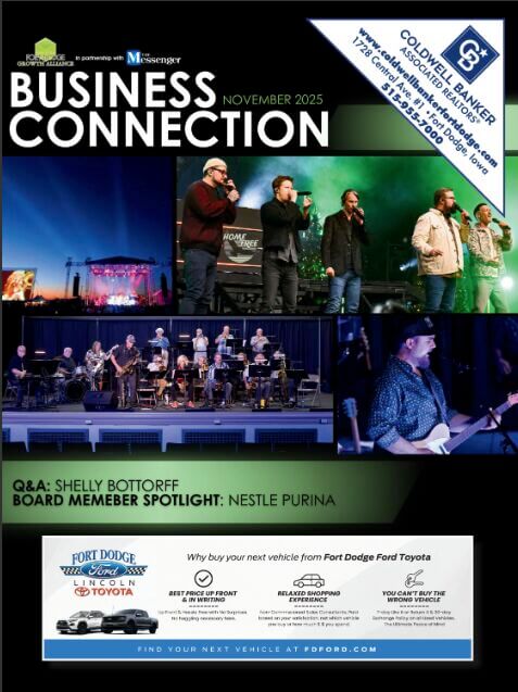 Photos of various concerts Cover of November 2026 Business Connection