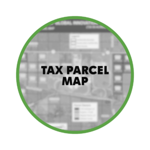 Circle Icon of Tax Parcel Map