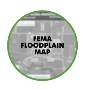 circle with FEMA Floodplain Map