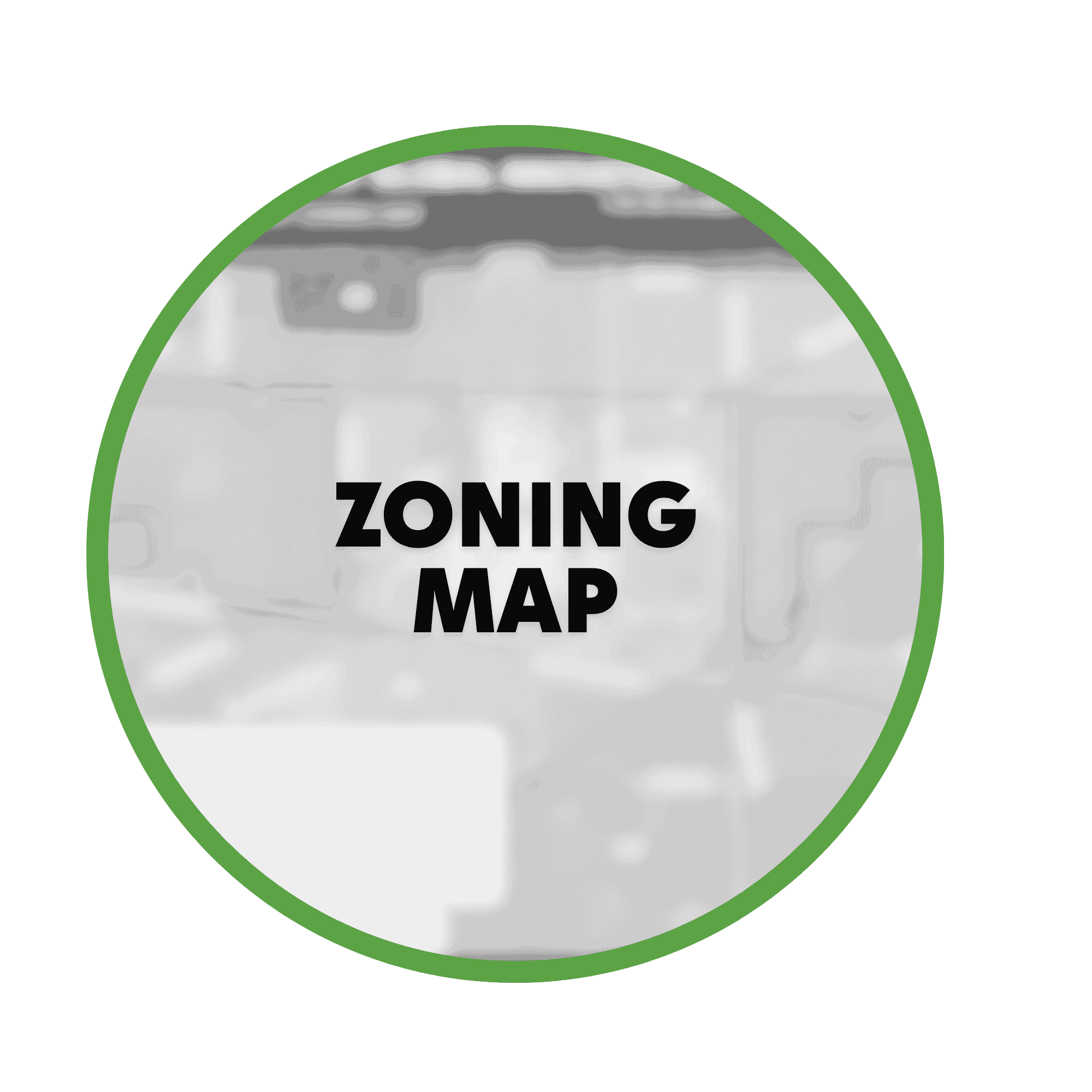 Image of map with title that says Zoning Map