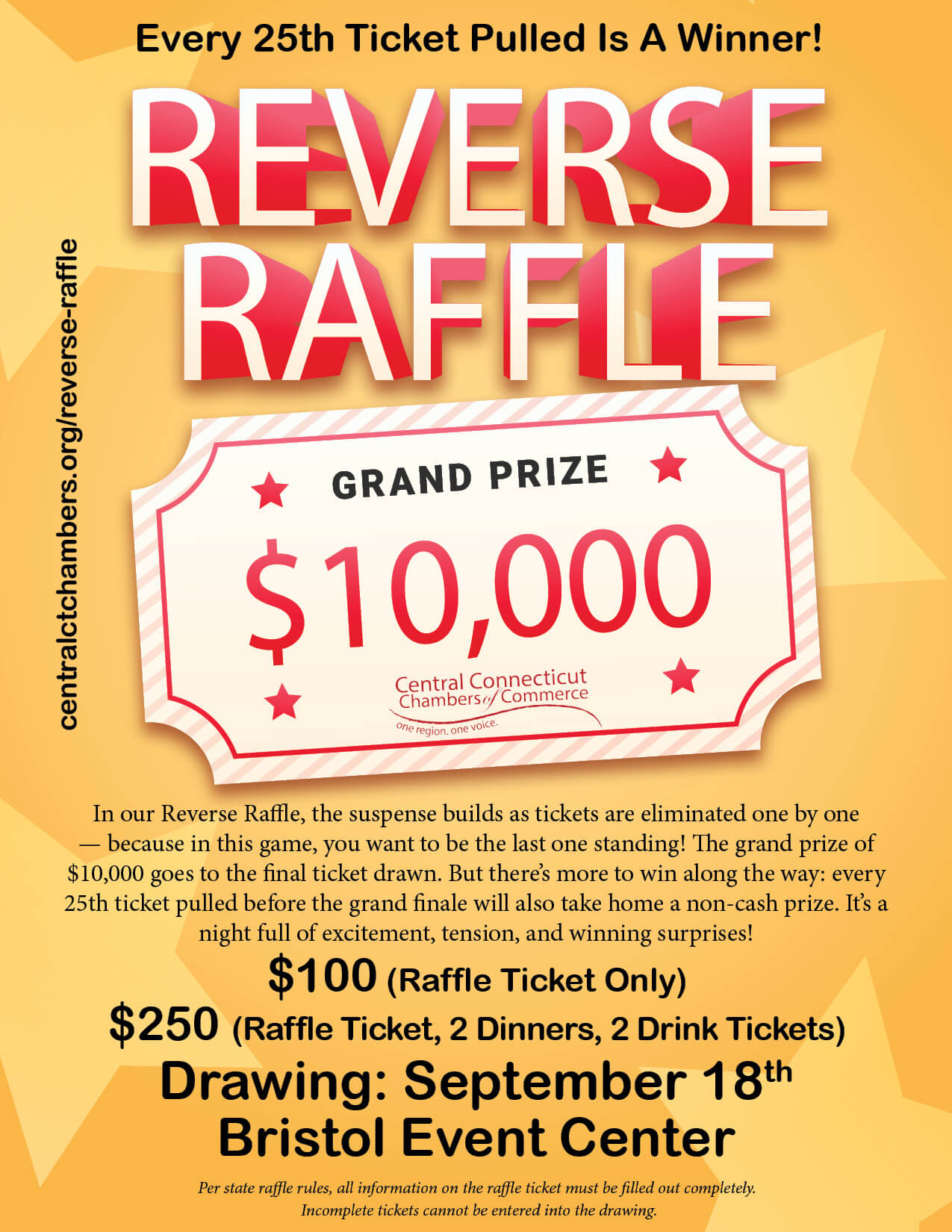 Reverse Raffle Flyer