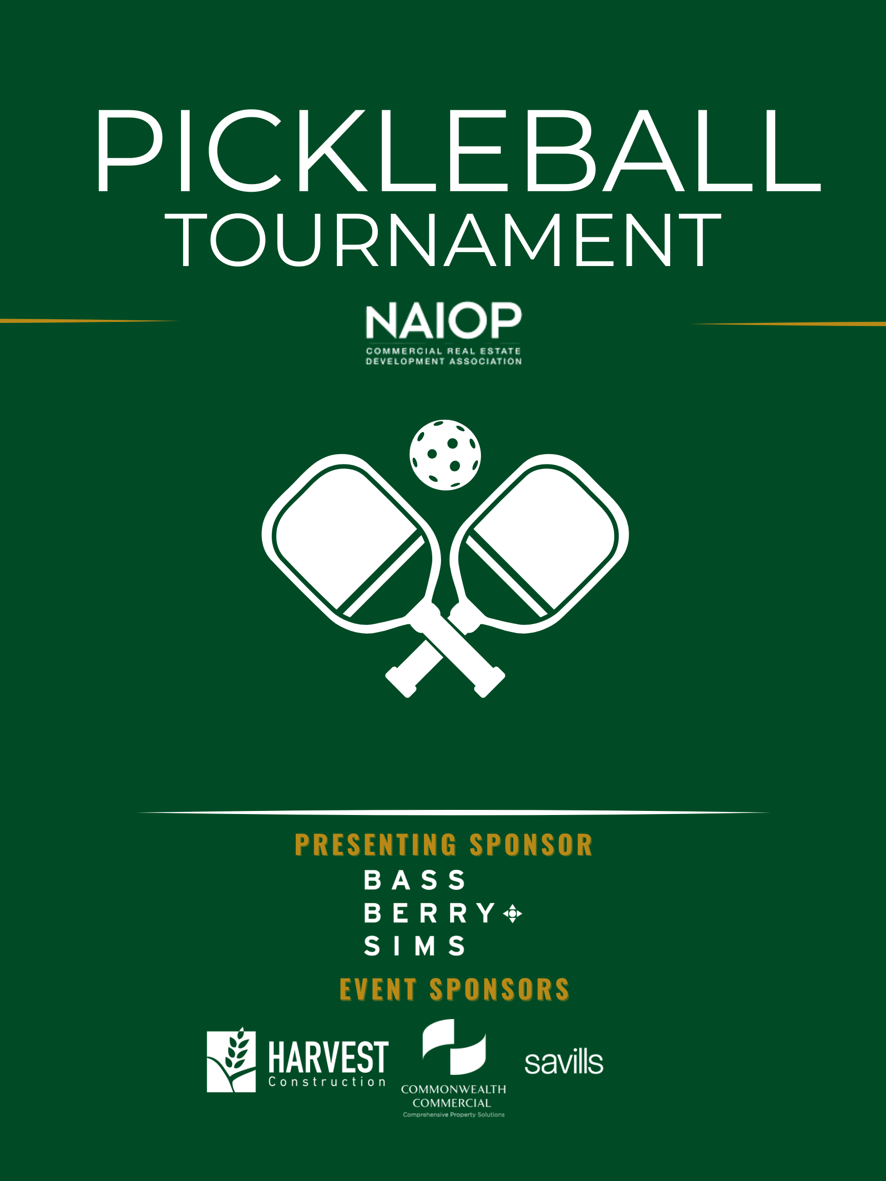 PICKLEBALL TOURNAMENT new