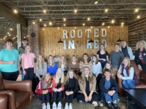 teens at rooted in red