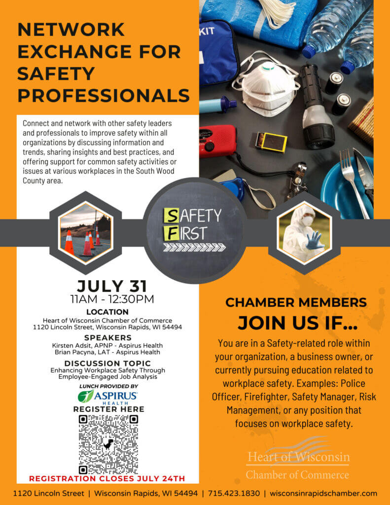 Safety Network Exchange Registration Flyer 7.31.24
