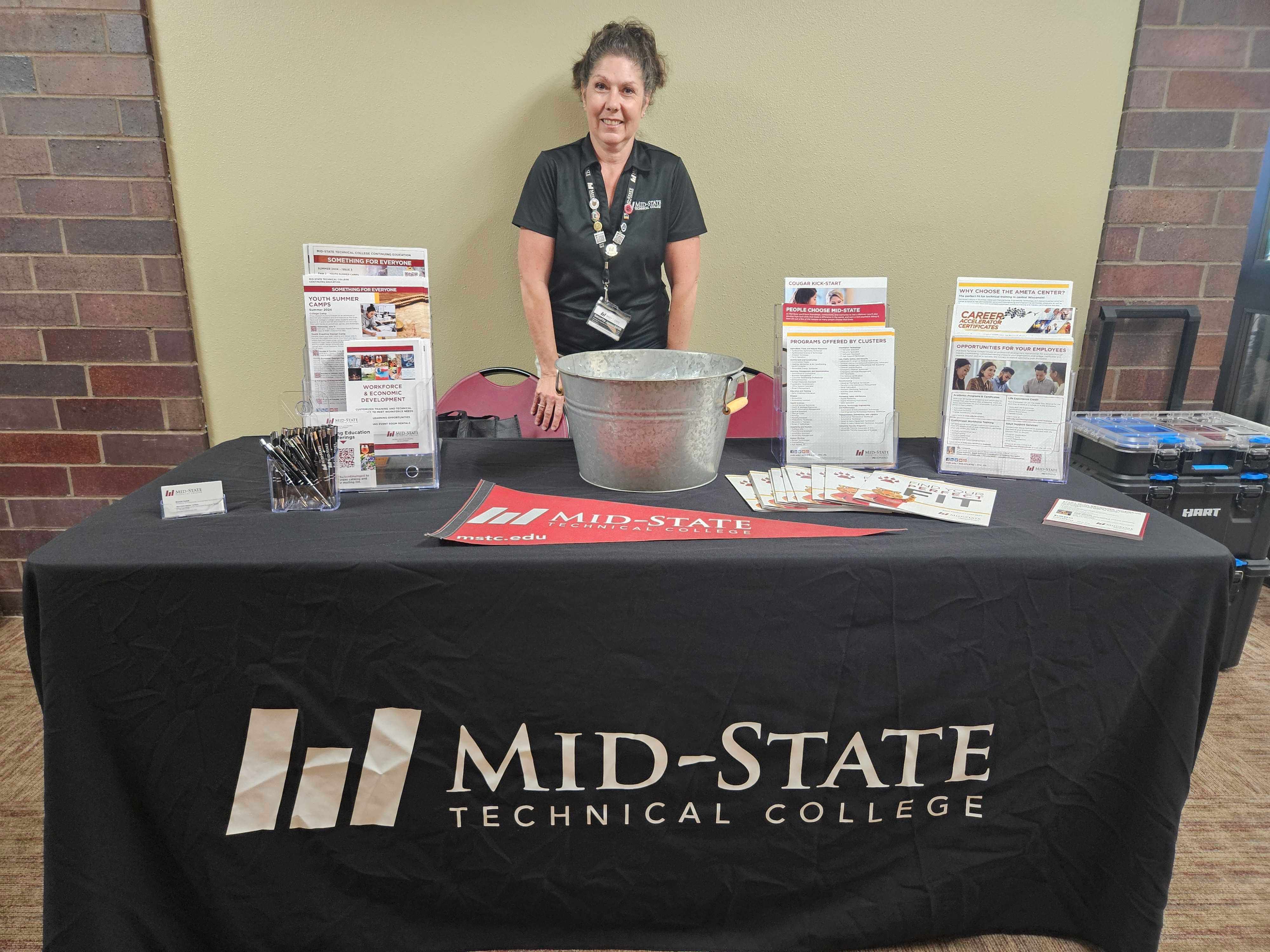 Open for Business Luncheon - Mid-State Booth