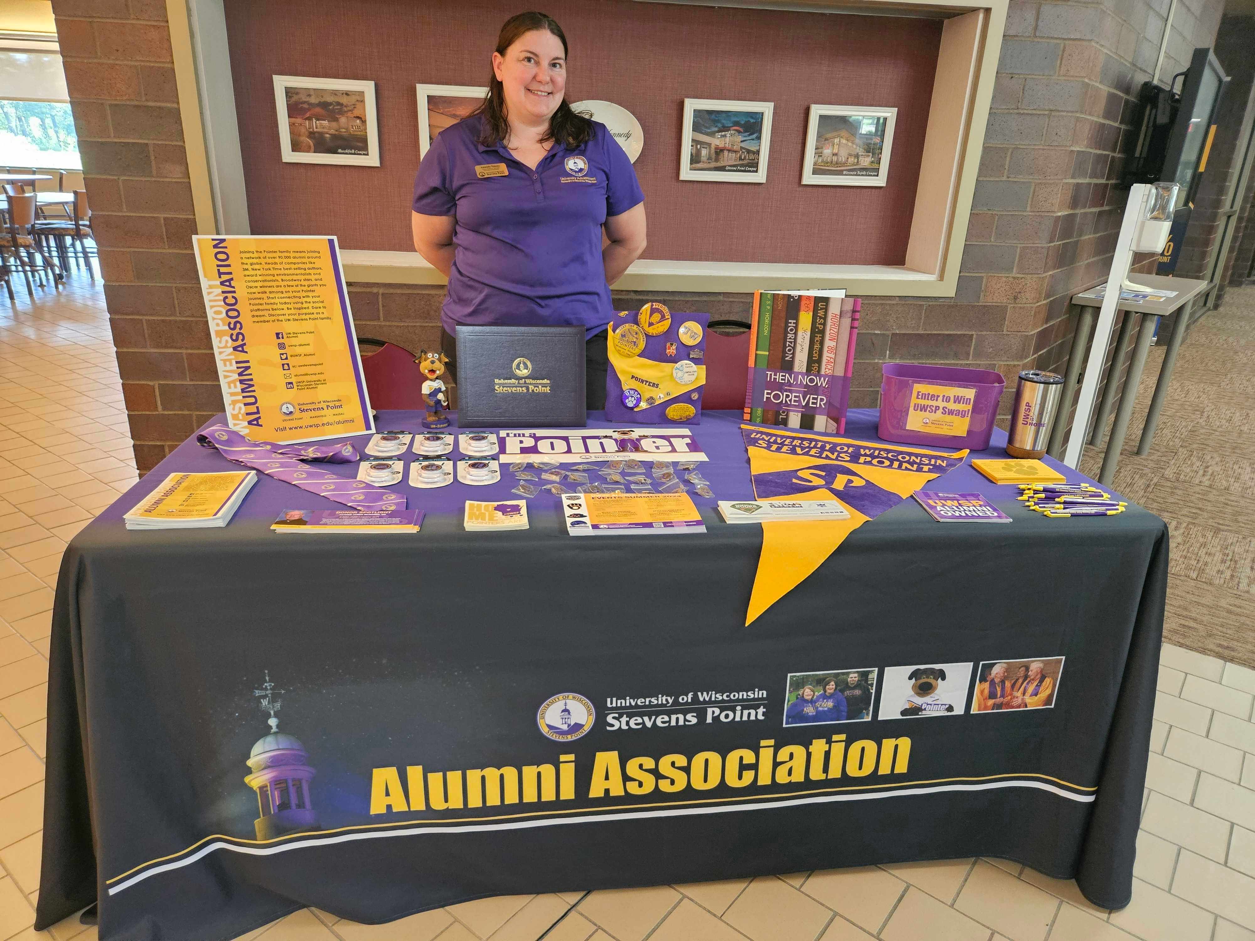 Open for Business Luncheon - UW Stevens Point Booth