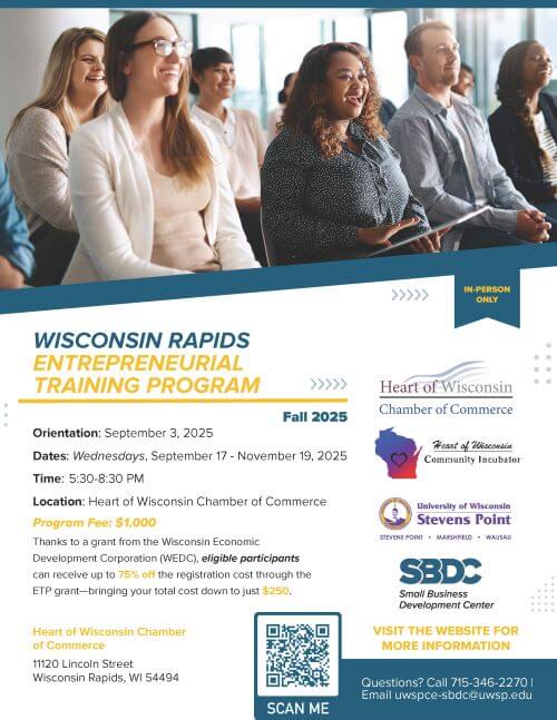 Fall 2025 WI Rapids ETP Flyer - updated with dates for website Fall 2025 WI Rapids ETP Flyer - updated with dates for website