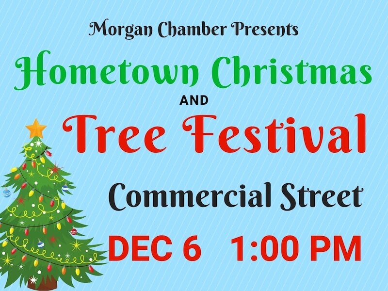Morgan's Hometown Christmas & Tree Festival (24 x 18 in) - 1 Morgan's Hometown Christmas & Tree Festival (24 x 18 in) - 1