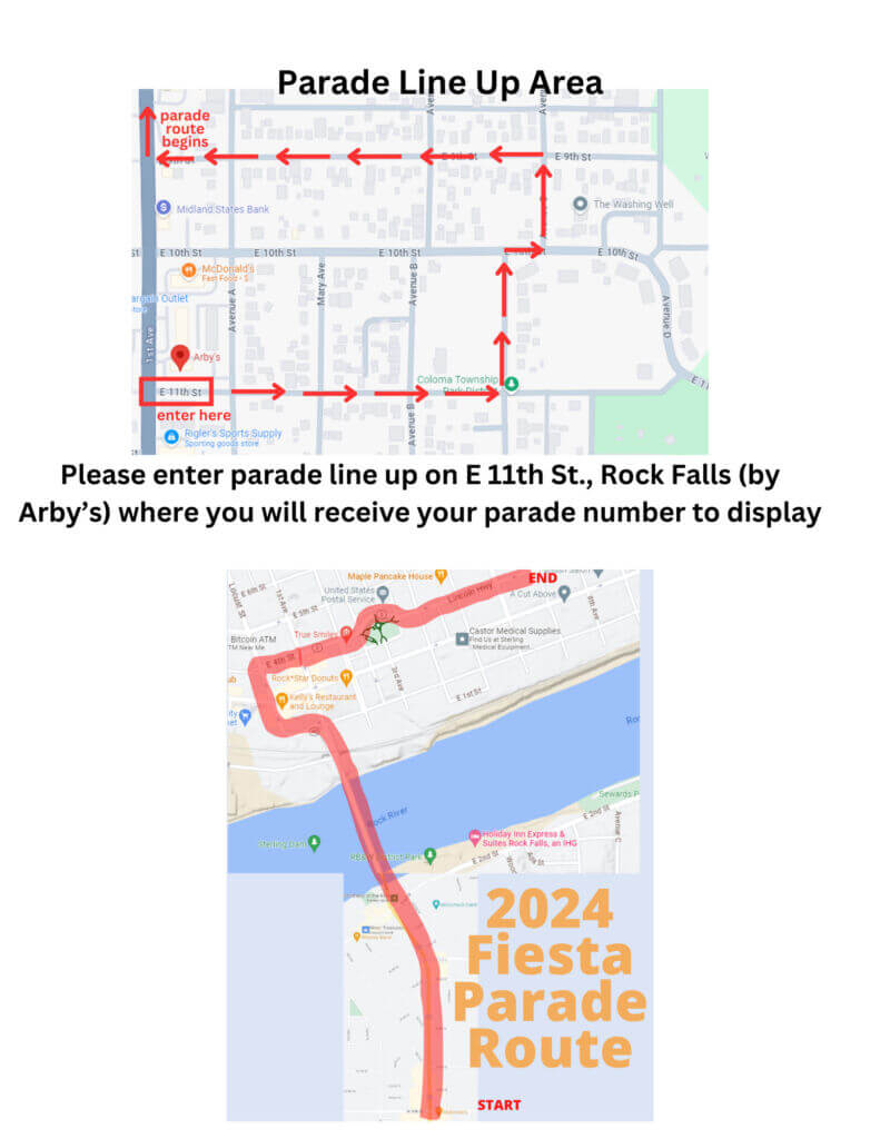 Updated parade maps 2024