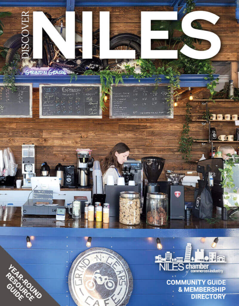 Niles Copmmunity Guide Cover image Grind N Gears Coffee Shop