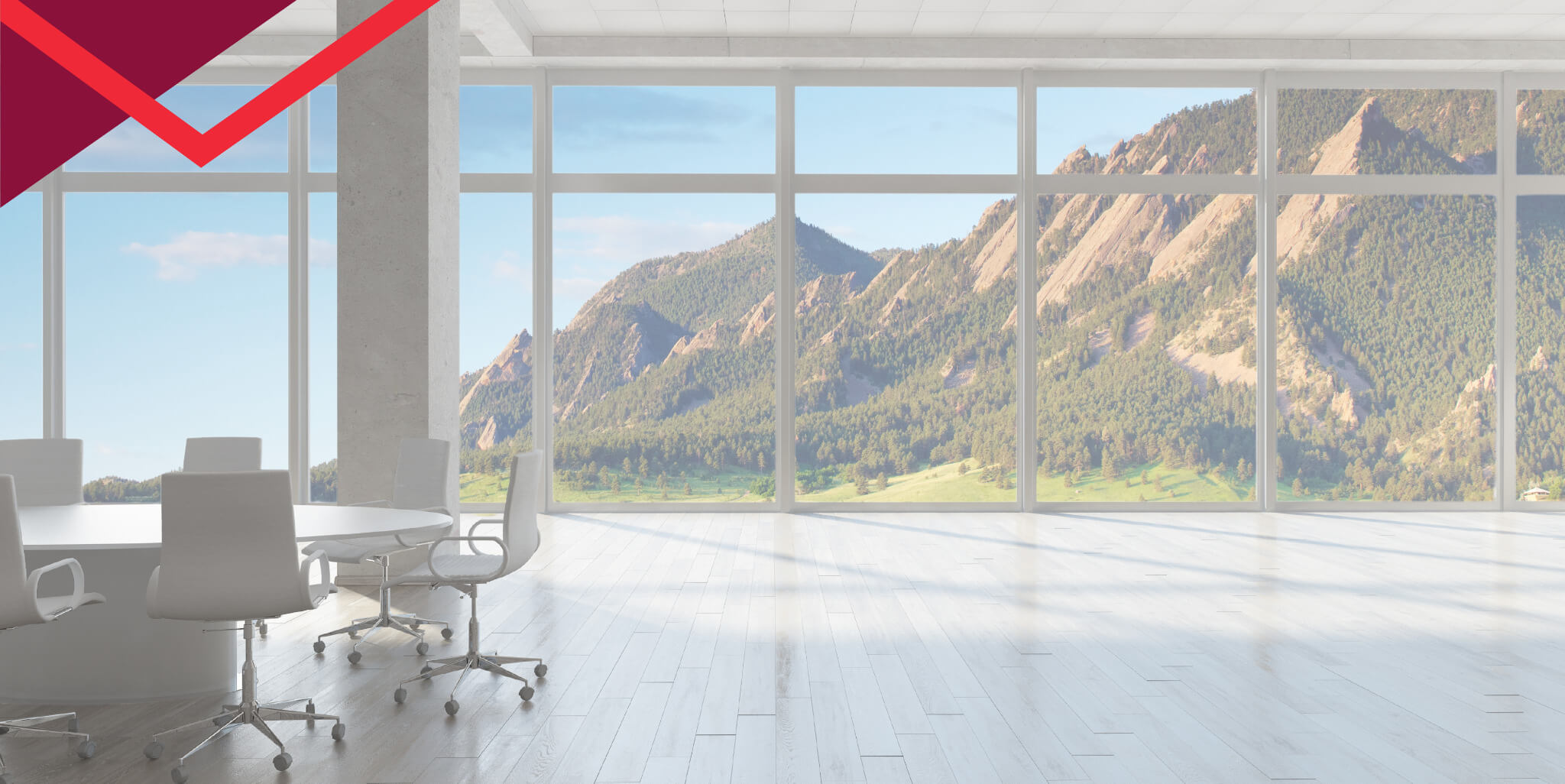 View from window at the Commercial Brokers Flatirons Office