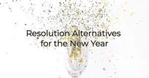 resolution alternatives for the new year graphic