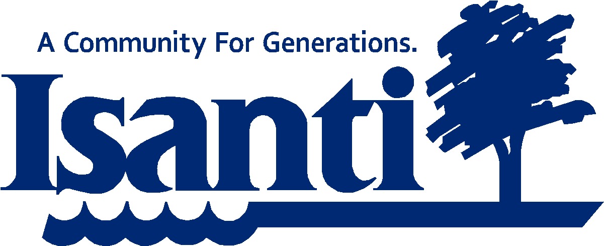 Just blue lettering - Isanti Logo