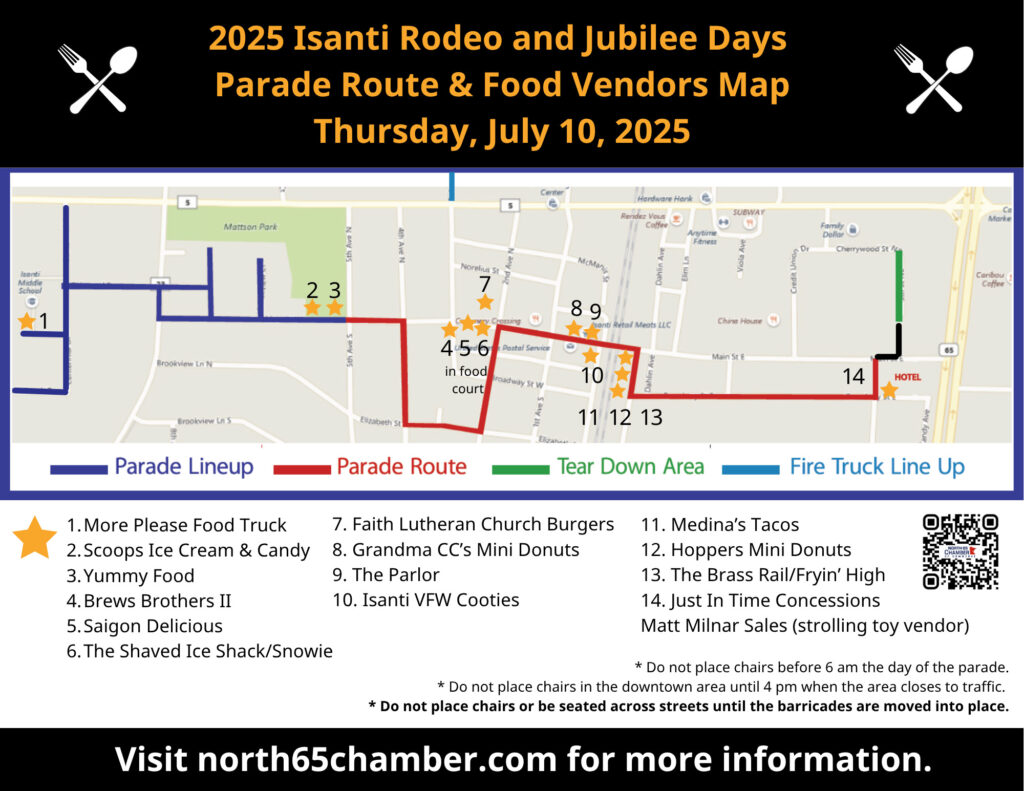 parade food vendor map