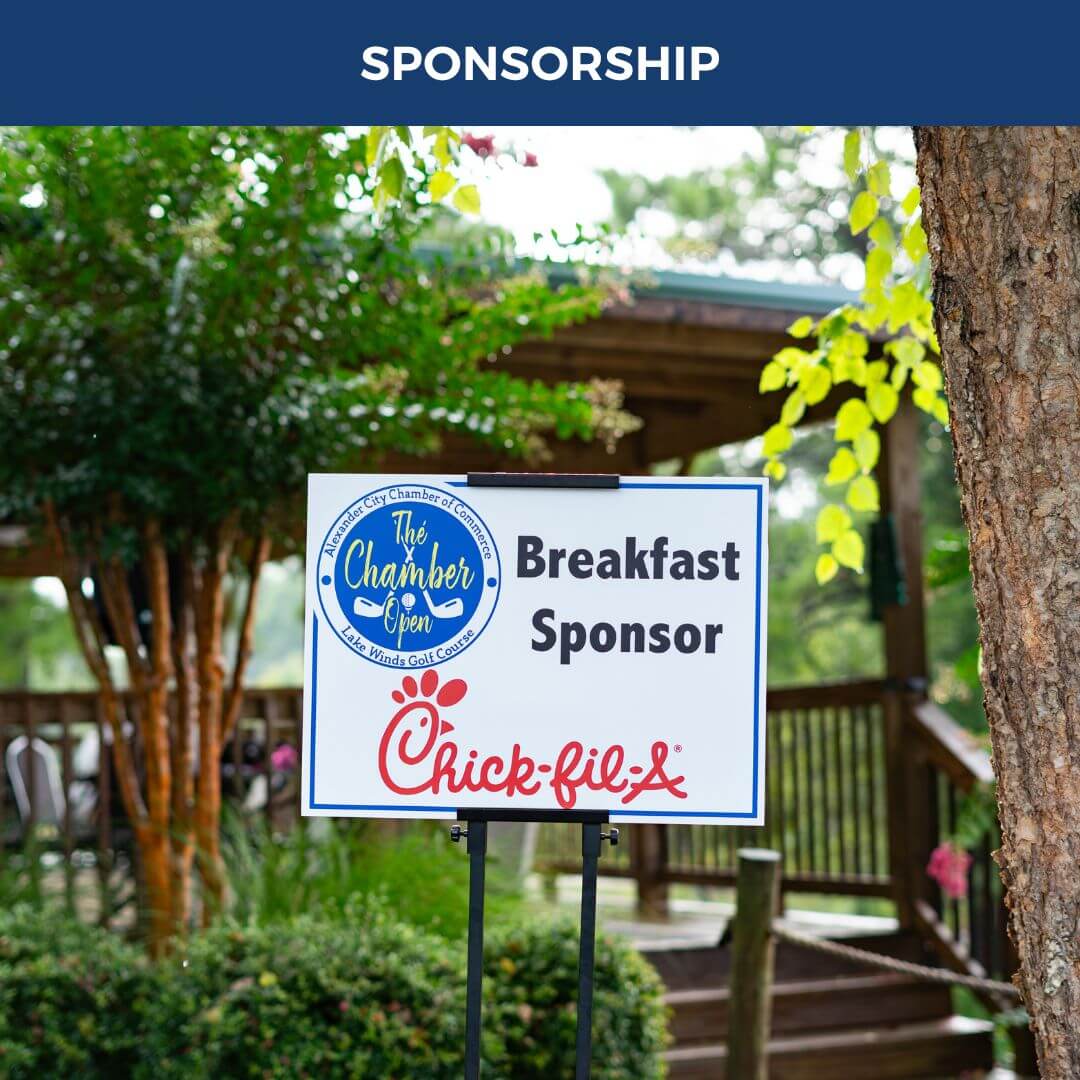 Breakfast Sponsor Sign