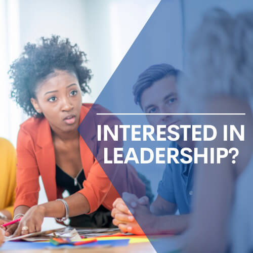 interested in leadership graphic