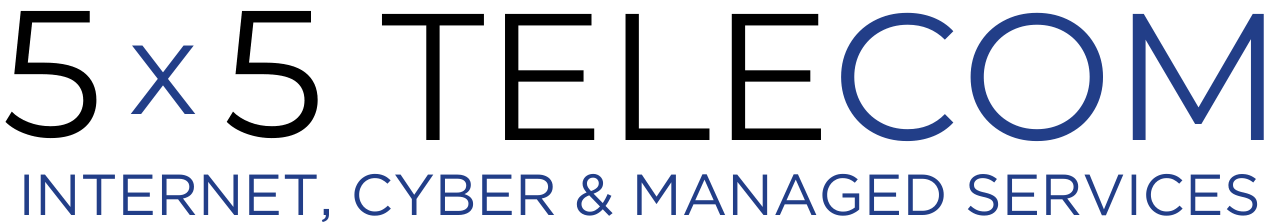 5x5 Telecom logo