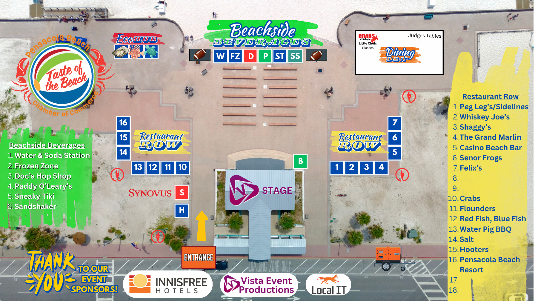 Taste of the Beach Site Map (2)