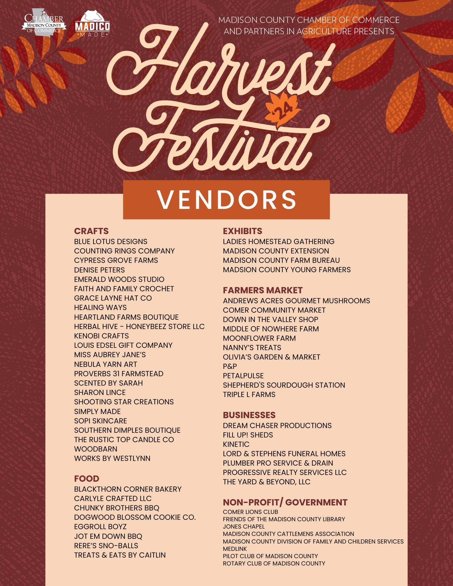 Harvest Festival Vendor Flyer (2)