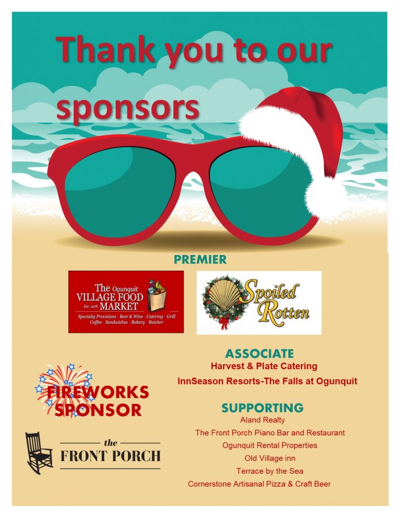 christmas by the sea schedule 2023 as of 12-6 sponsors