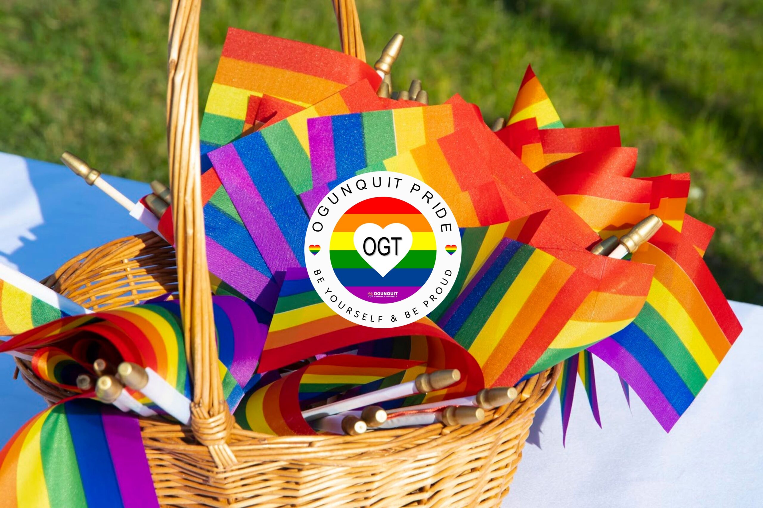 Pride Basket of flags.