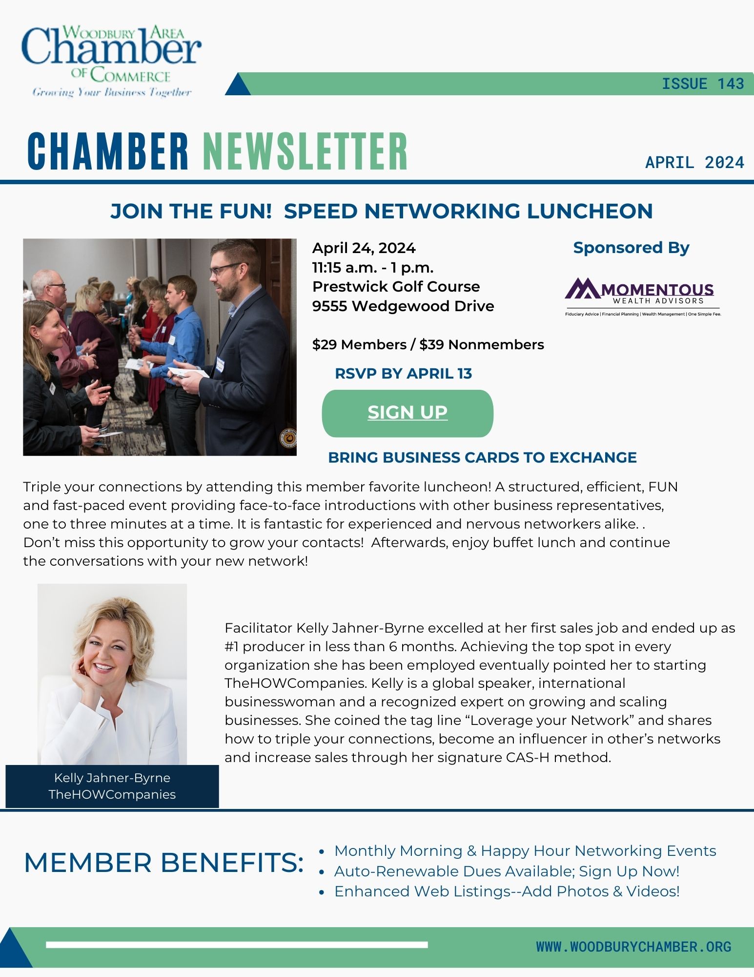 April 2024 Newsletter Front Page