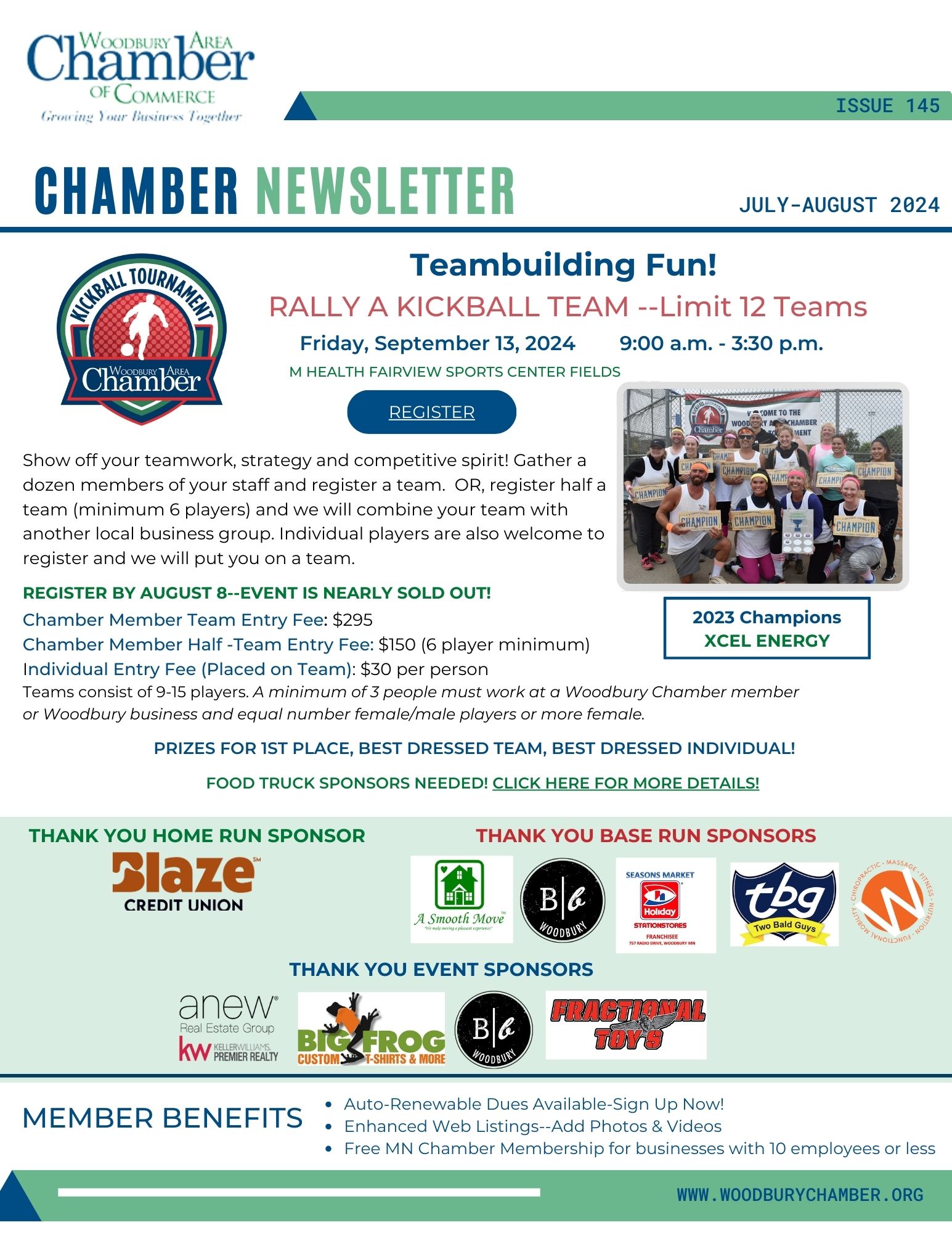 July-August 2024 Newsletter Front Page