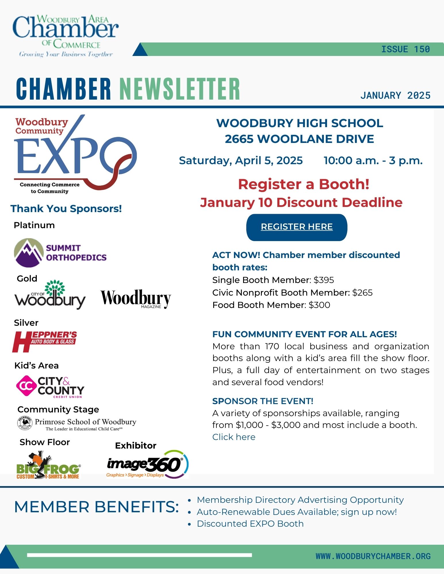 January 2025 Newsletter front page