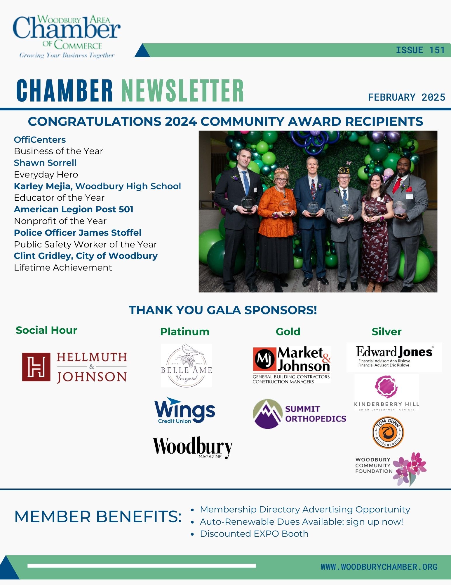 February 2025 Newsletter front page