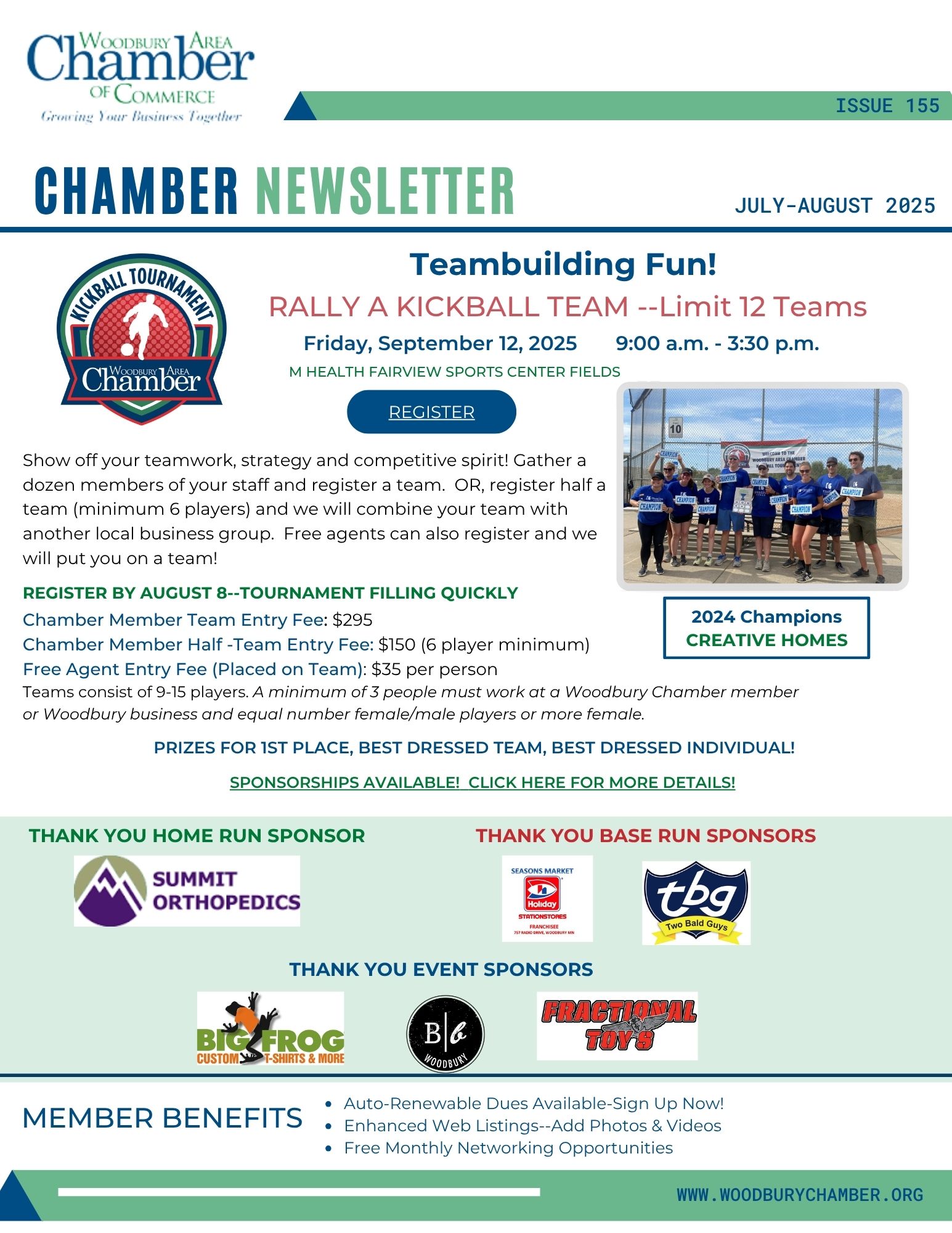 July-August 2025 Newsletter Front Page