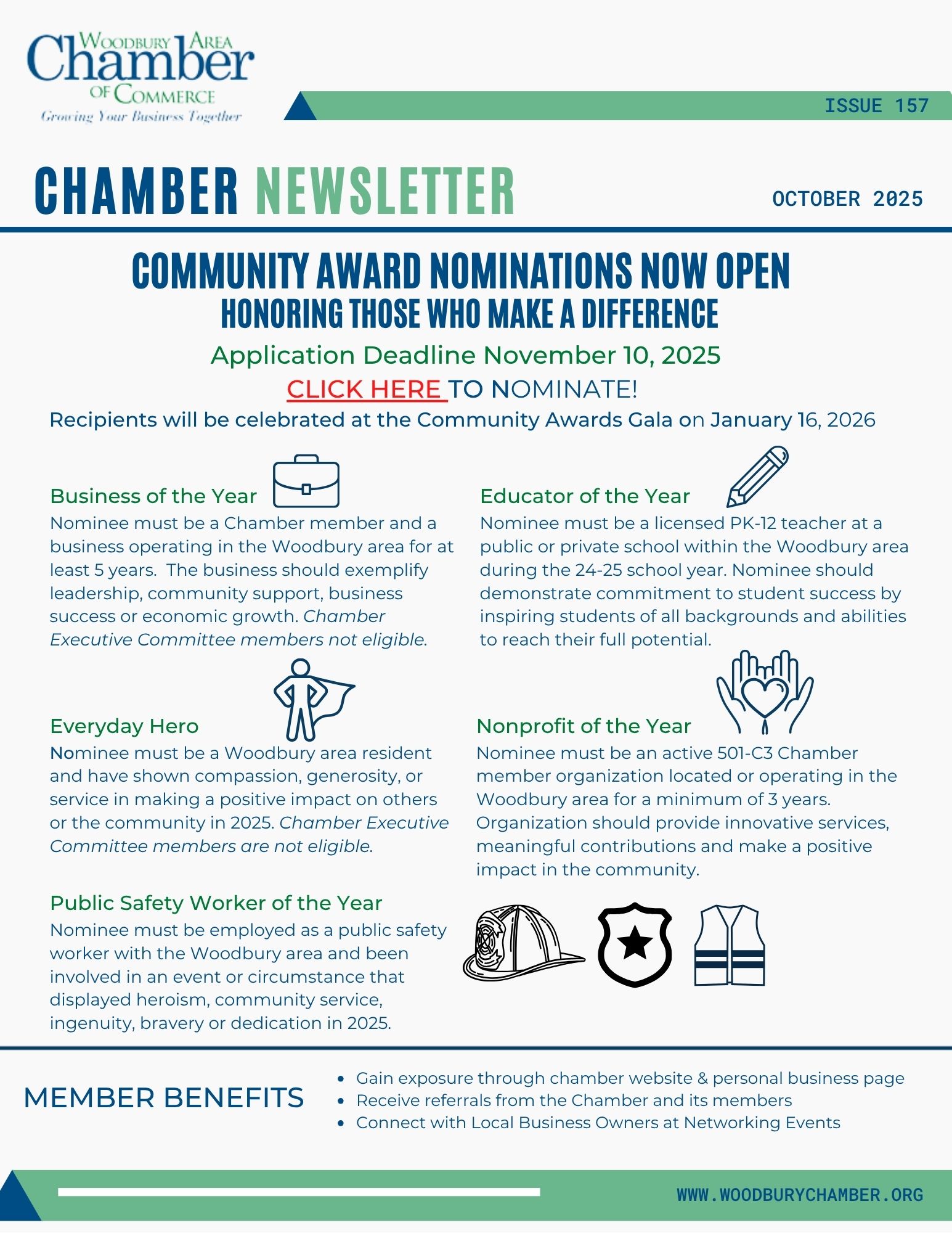 October 2025 Newsletter front page