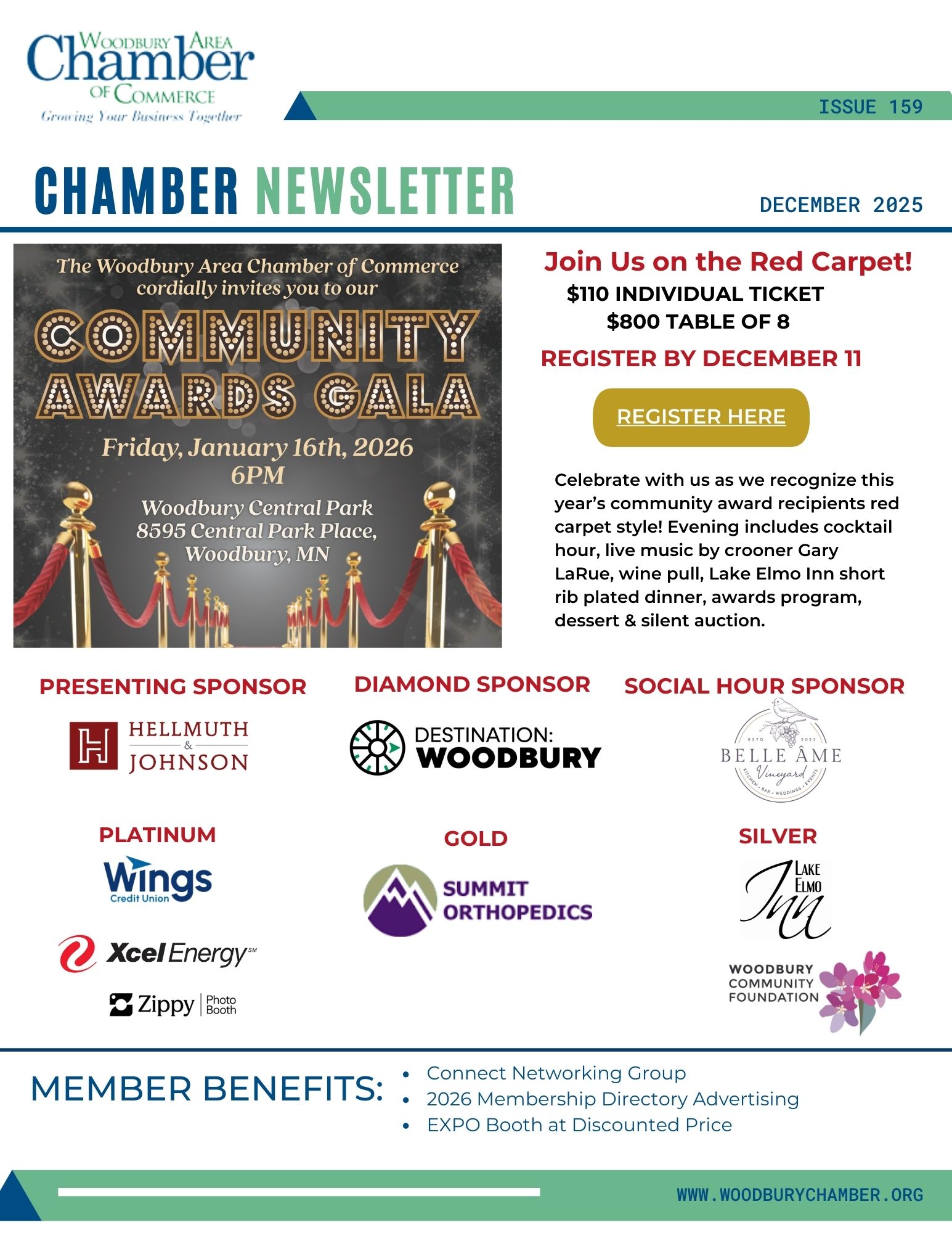 December 2025 Newsletter Front Page