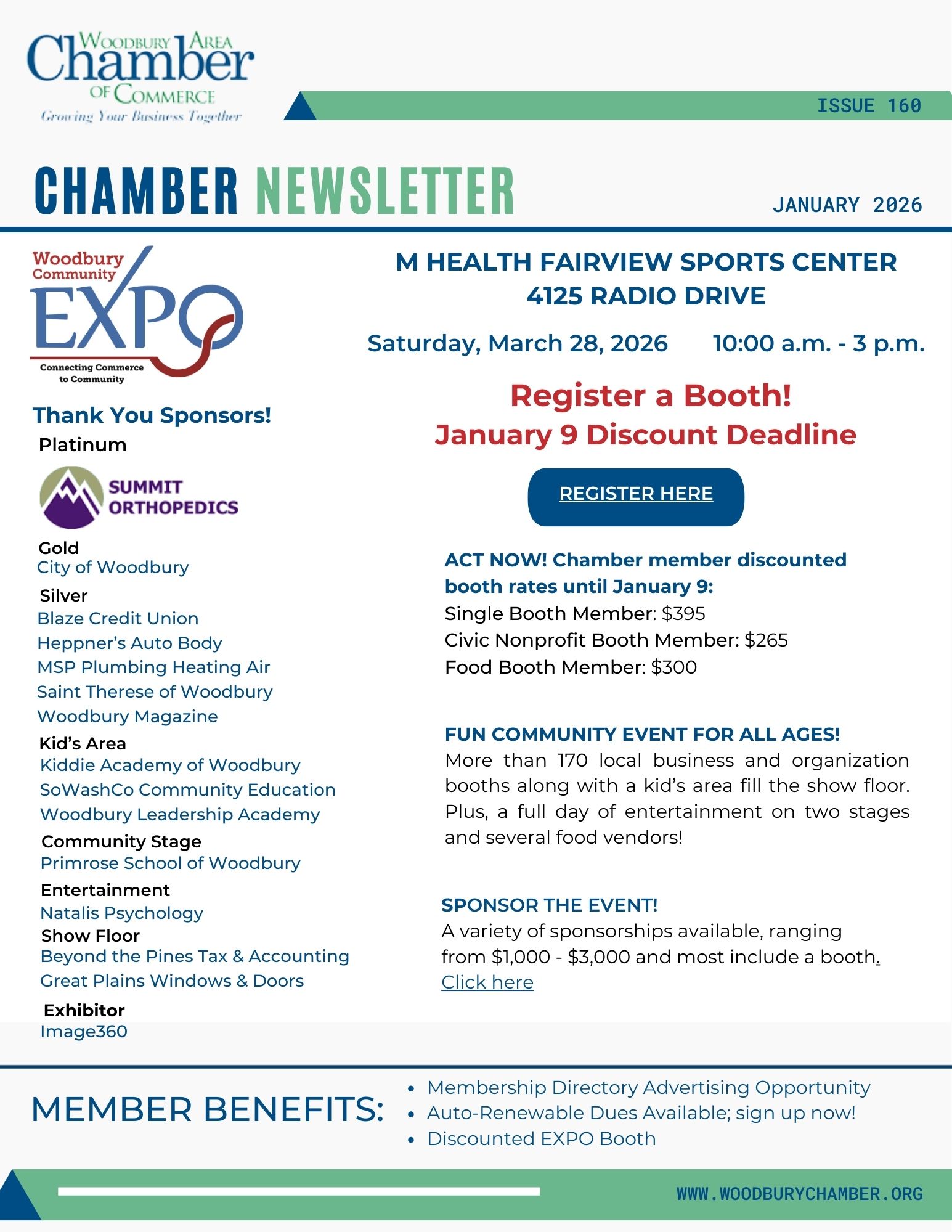 January 2026 Newsletter Front Page