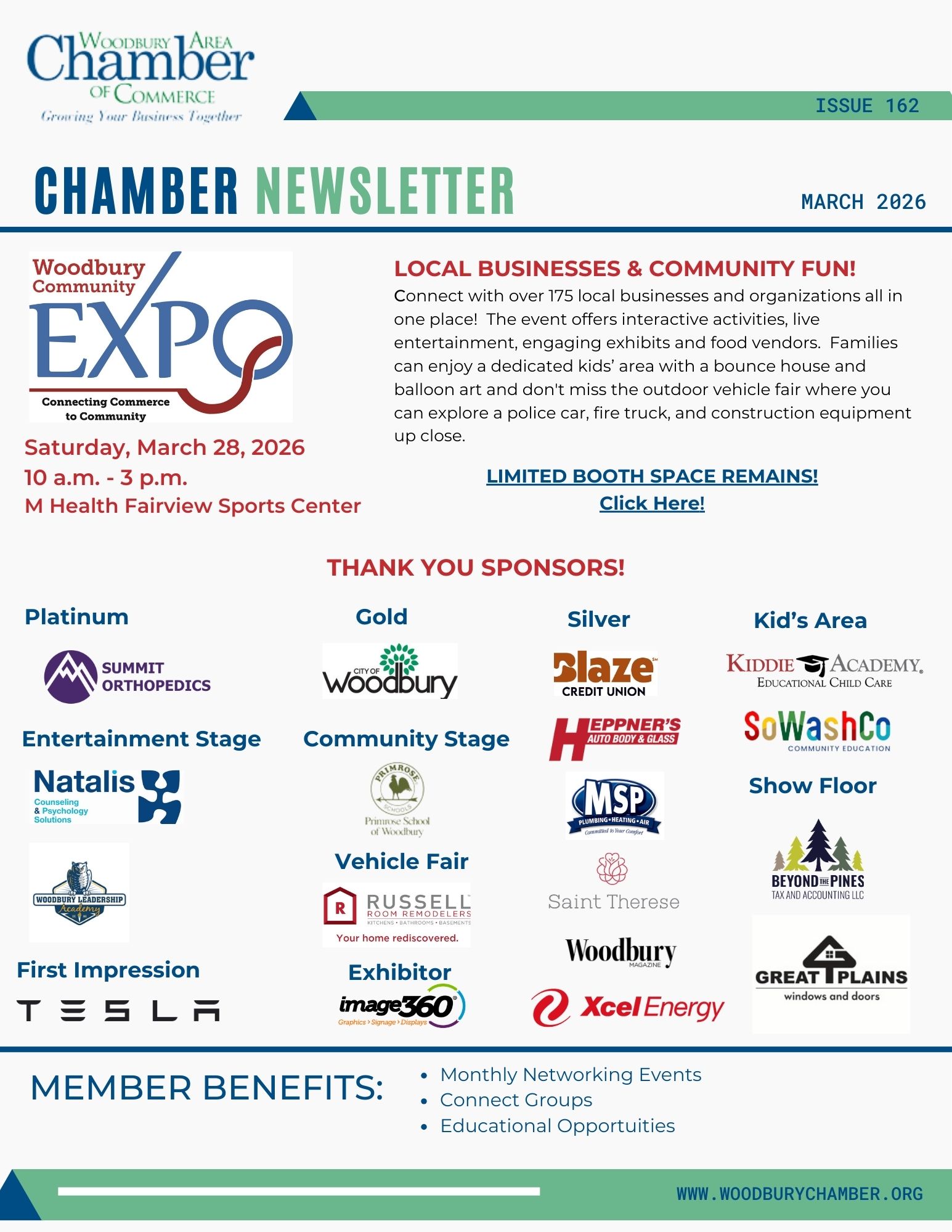 March 2026 Newsletter Front Page