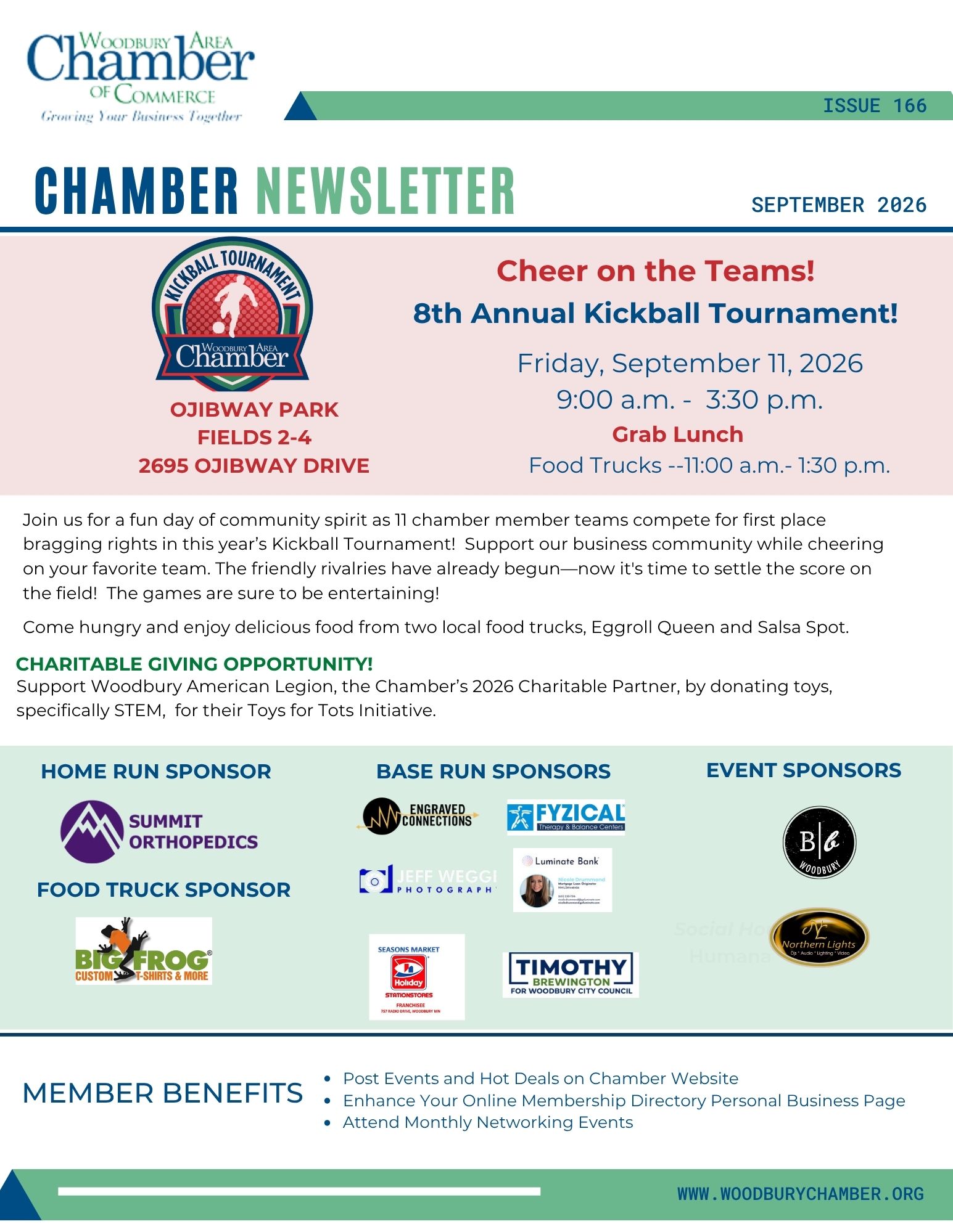 September 2026 Newsletter front page