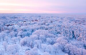Snowy Drone Shot, Photo Credit: Capshore Photography