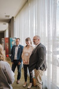 Lheidli T'enneh Chief Dolleen Logan and Prince George Chamber of Commerce President Ray Noonan, and Prince George Chamber of Commerce CEO, Todd Corrigall